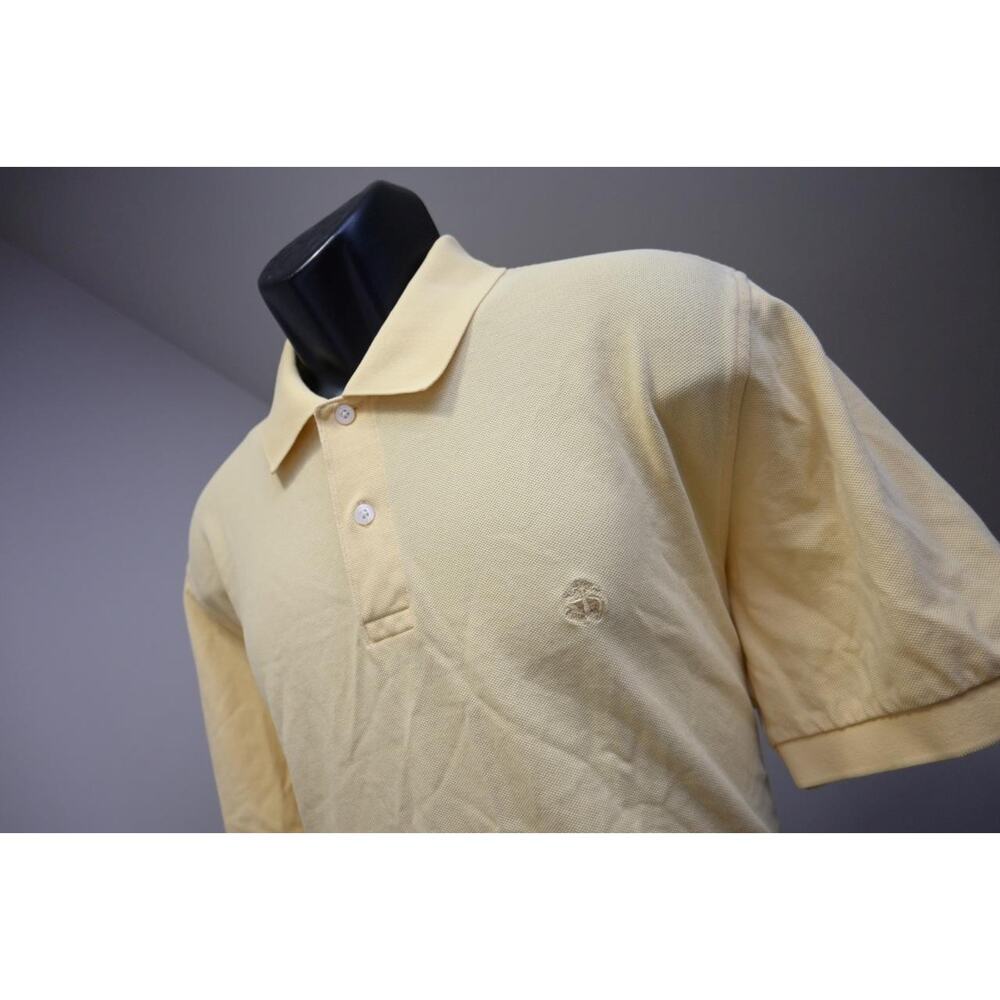 Brooks Brothers Golf Polo 1818 Original Fit Yellow Short Sleeve Mens Size Large